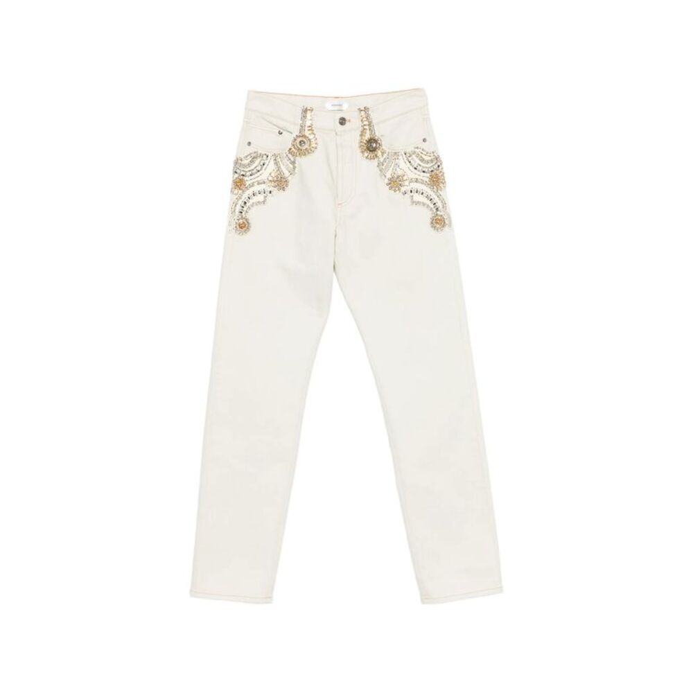 Versace Blue Denim - Straight-Leg Jeans Women